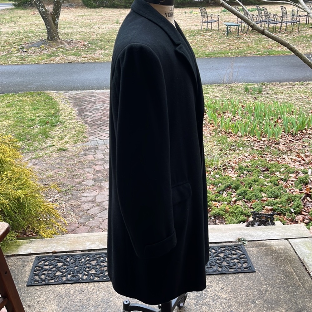 Sold sold Vintage cashmere Banks Philadelphia Botany 500 tailored by Daroff 44 - Picture 3 of 13